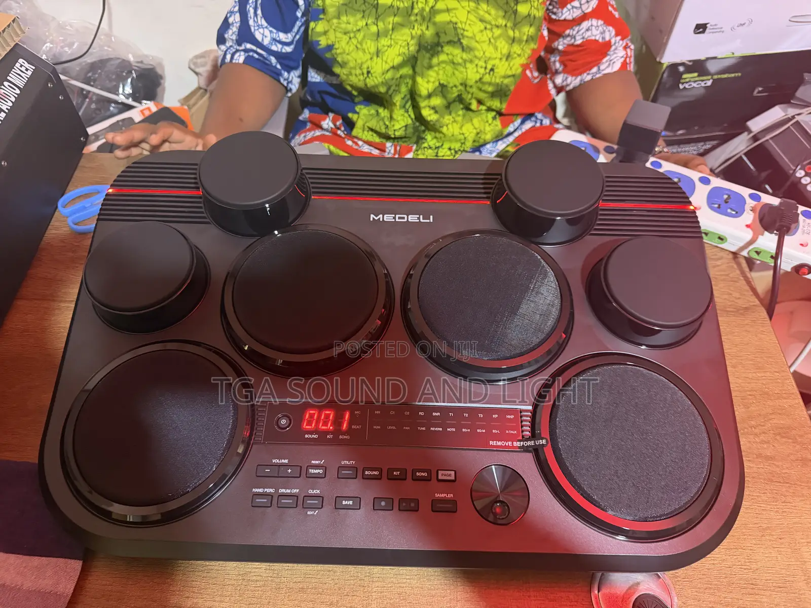 Medeli Dd325 Digital Drum With 8 Pads[Hybrid]