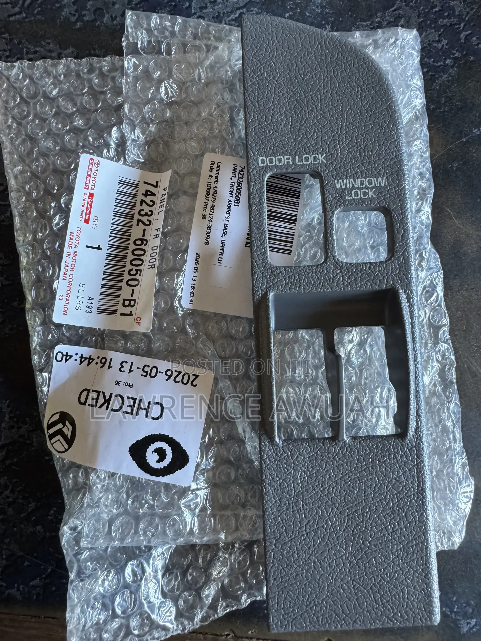Toyota Land Cruiser 79, Panel, Front Armrest Base Lh Original Toyota