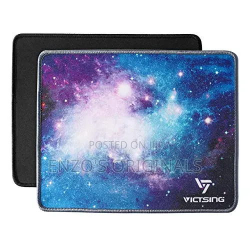 Victsing Mouse Pad Black + Galaxy Mousepad (2 Packs) Factory Sealed