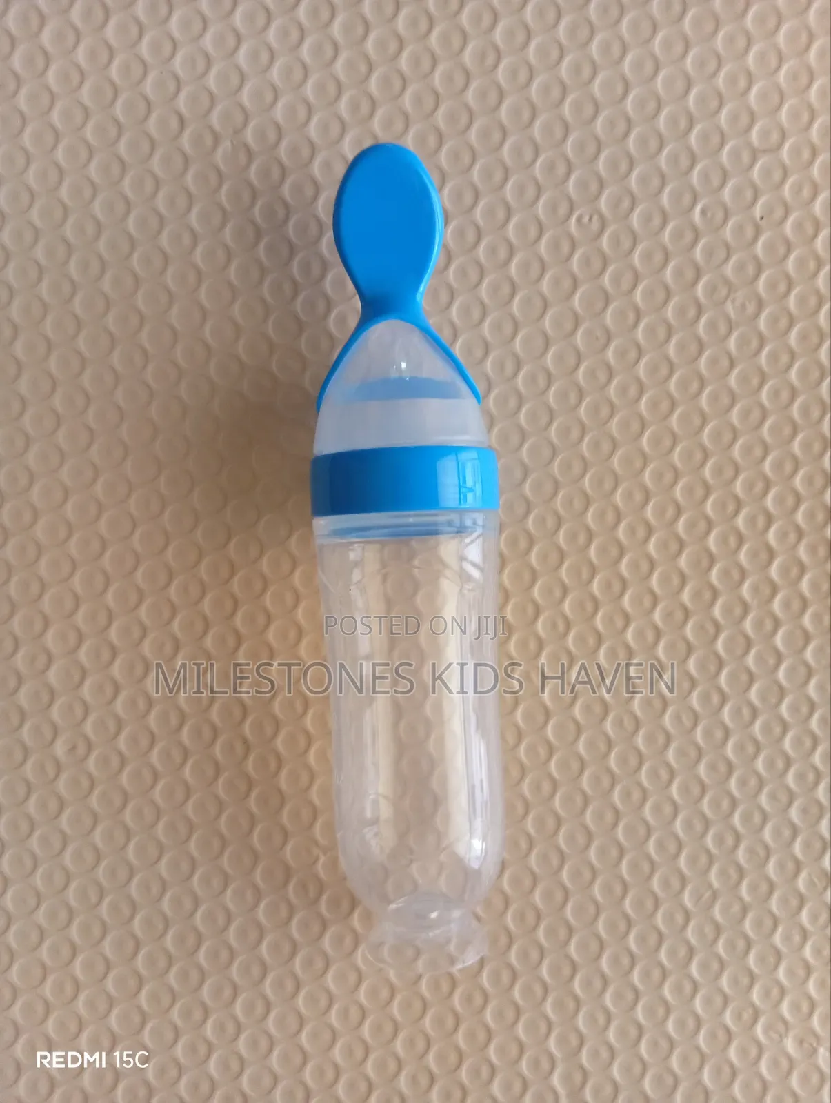 Baby Squeeze Spoon Feeding Bottle