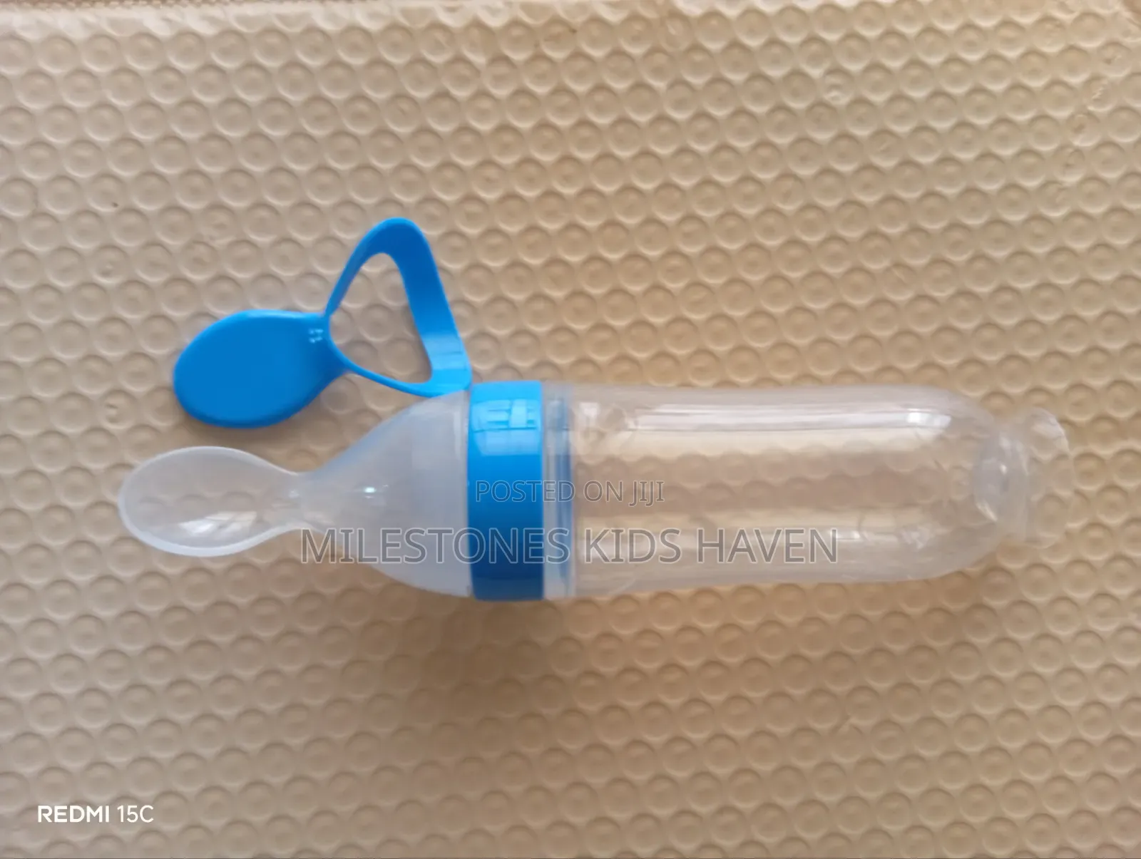 Baby Squeeze Spoon Feeding Bottle