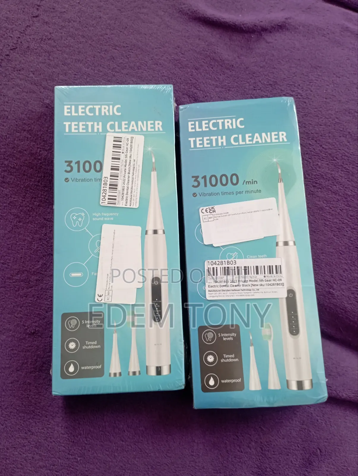 Rechargeable Electric Teeth Cleaner