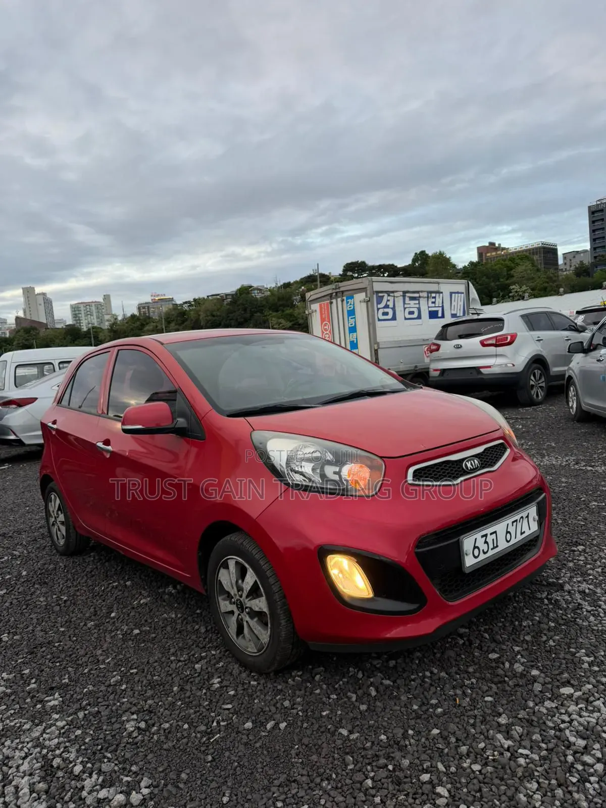 Kia Morning 2014 Red