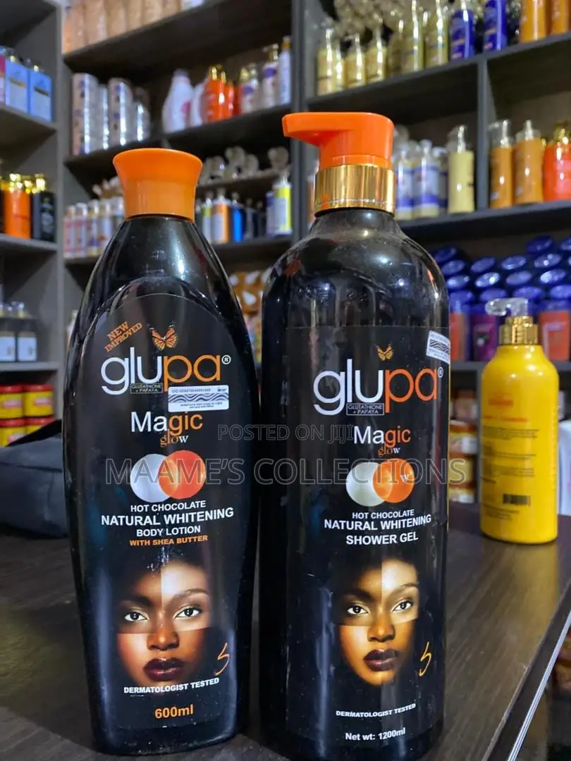 Glupa Magic Glow Natural Whitening Body Lotion and Natural Shower Gel