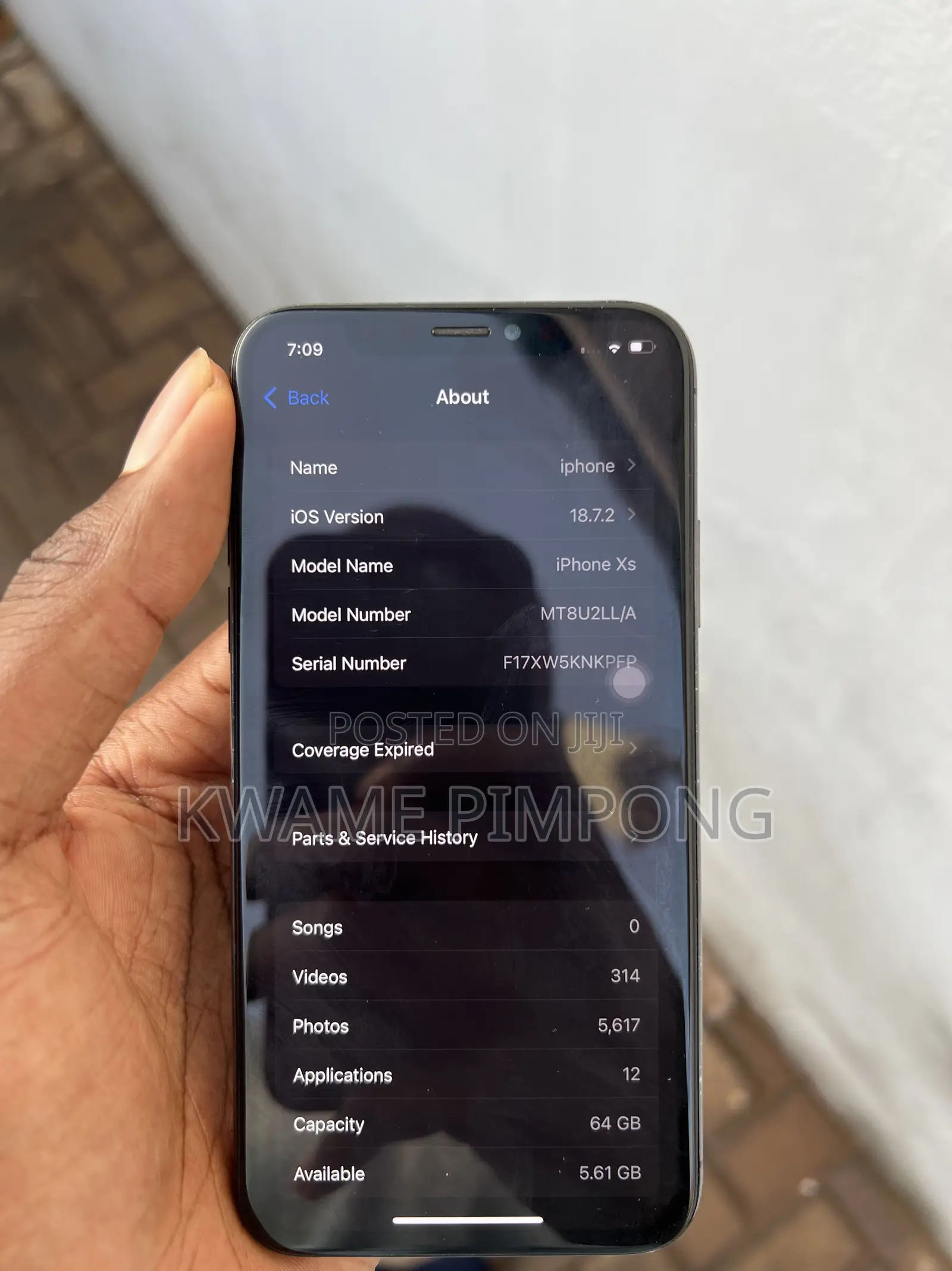 Apple iPhone XS 64 GB Black