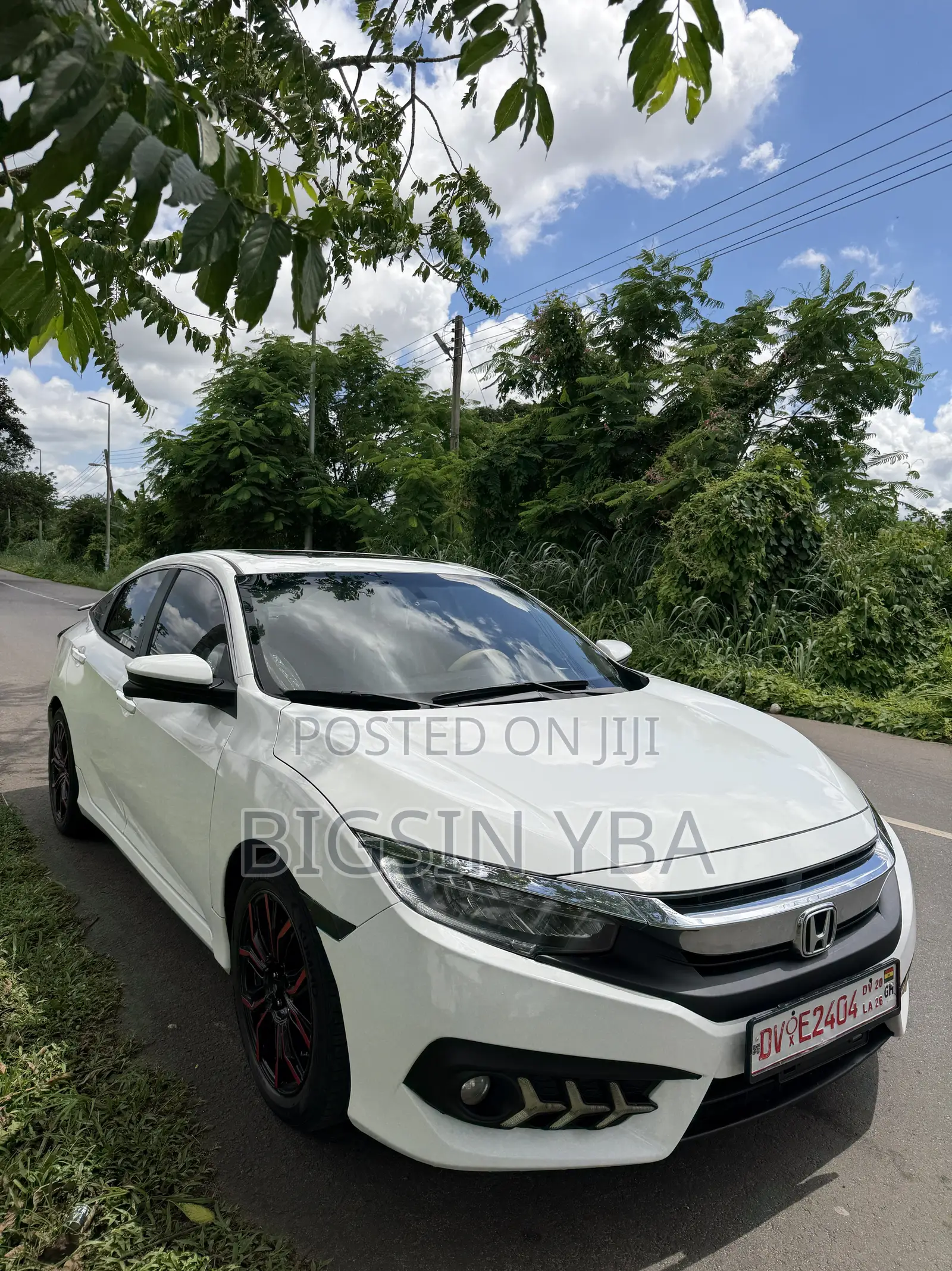 Honda Civic LX 4dr Sedan (2.0L 4cyl) 2016 White