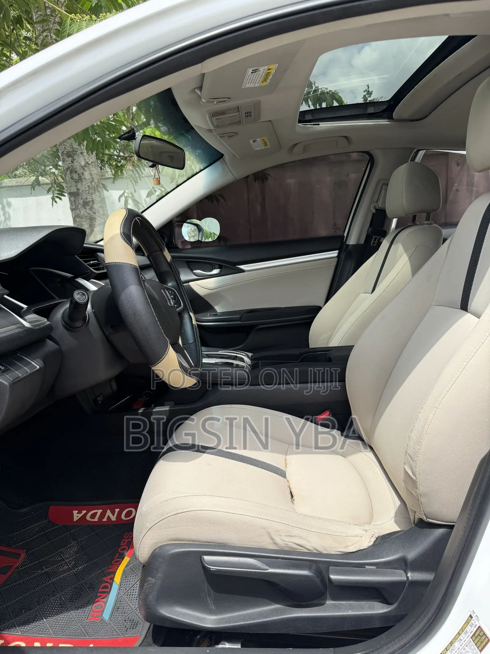 Honda Civic LX 4dr Sedan (2.0L 4cyl) 2016 White
