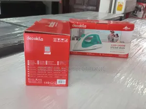 Decakila Steam Iron – Fresh Look, Smooth Fabric Finish