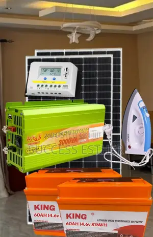 Complete 120ah Lithium Solar Generator 24v 3,000watts Inverter + Iron