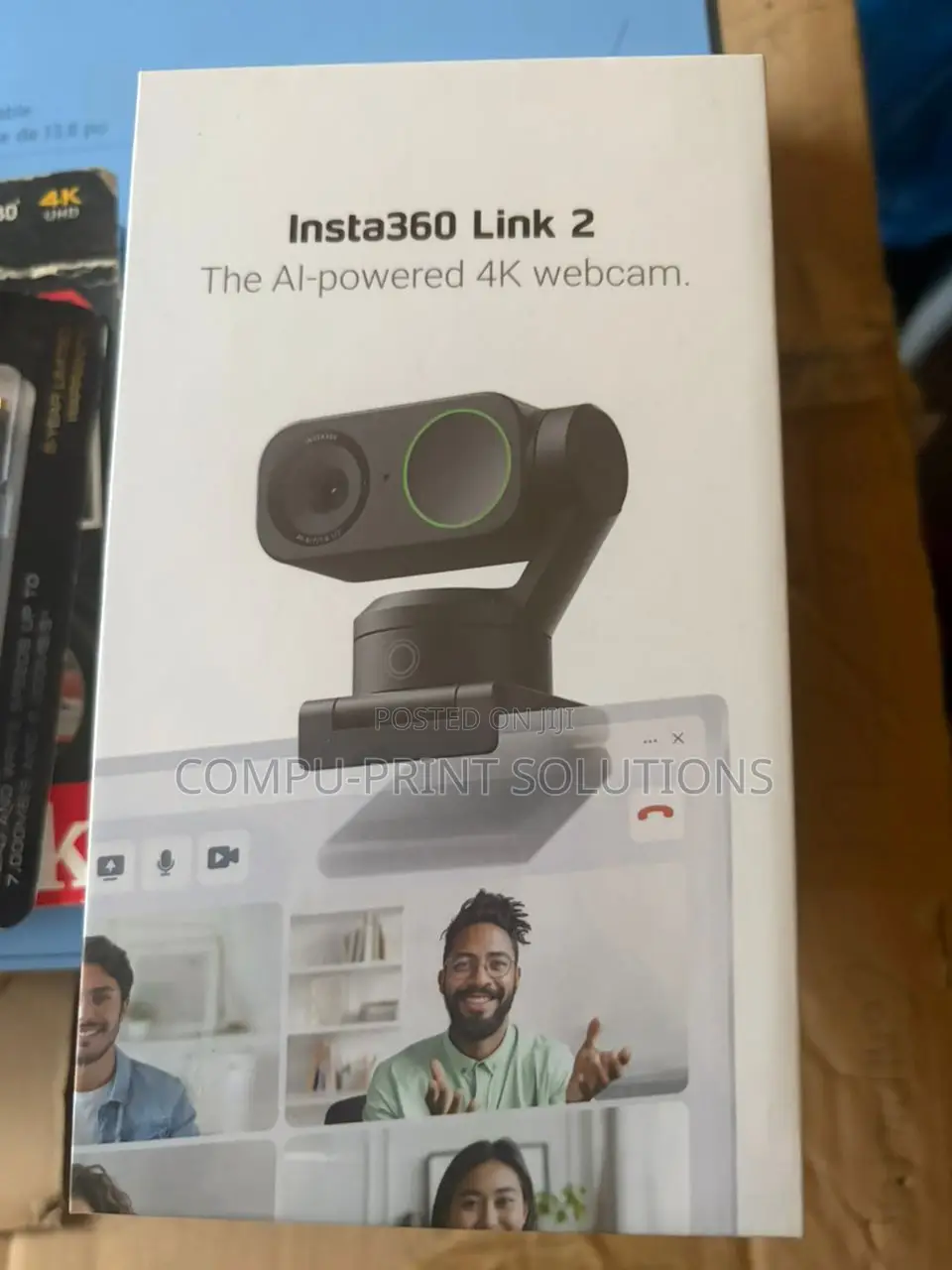 Insta360 Link 2 Ai Webcam (Black)