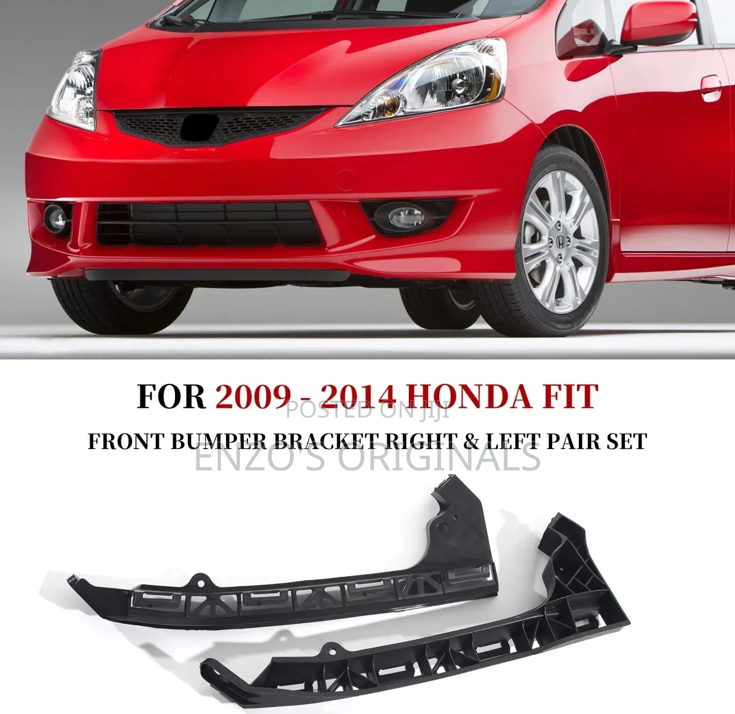 Honda Fit 2009 - 2014 Front Bumper Bracket Headlight Support Bracket