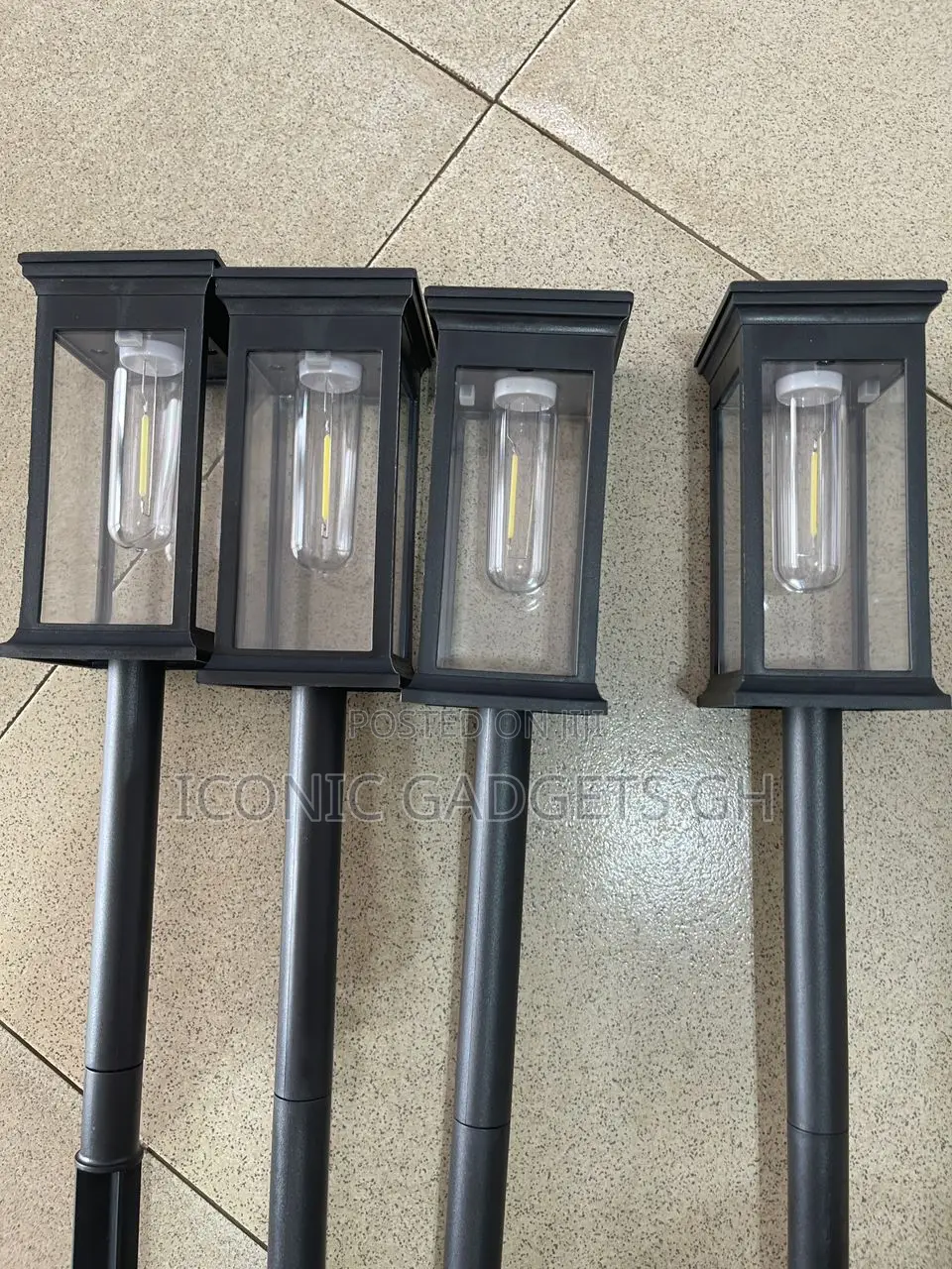 Modern Solar Outdoor Lamp Post