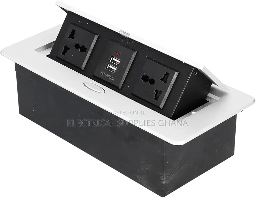 Floor Socket With Usb Charging Port Power Outlet for Office Use