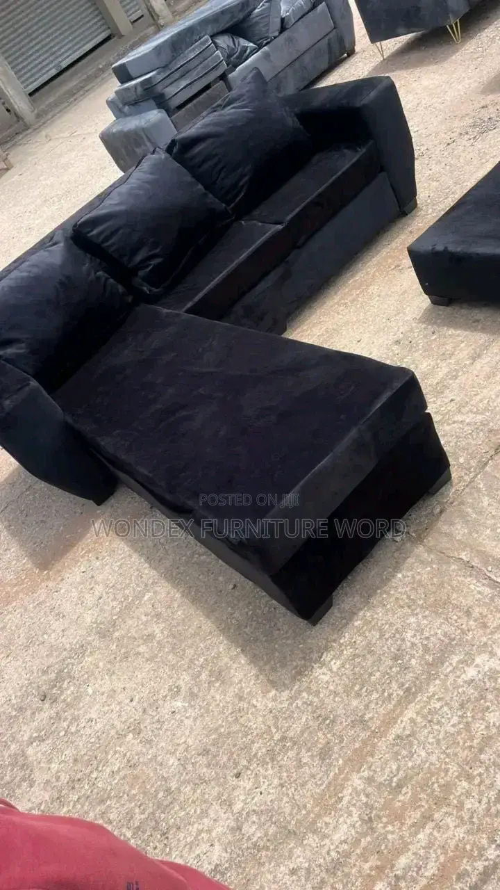 Black Foreign Couch Very Strong and Quality