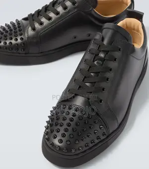 Christian Louis Junior Spikes Leather Sneakers