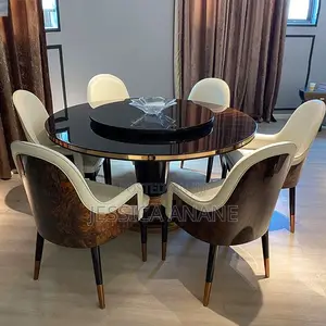 Italian-Style Light Luxury Solid Wood Dining Table