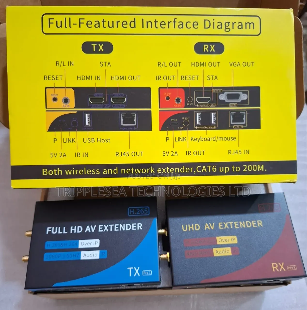 Hdmi/Vga Wireless Extender 200m