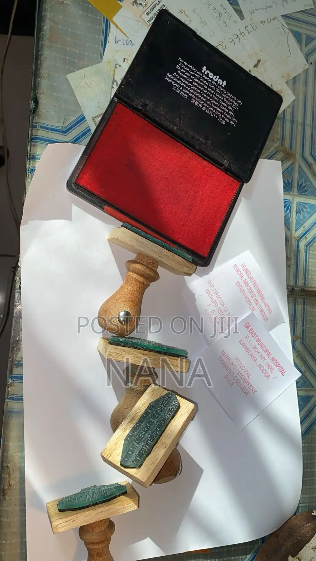 Rubber Stamps All Shapes With Logo, Embossers,Receipt Imvoice Print