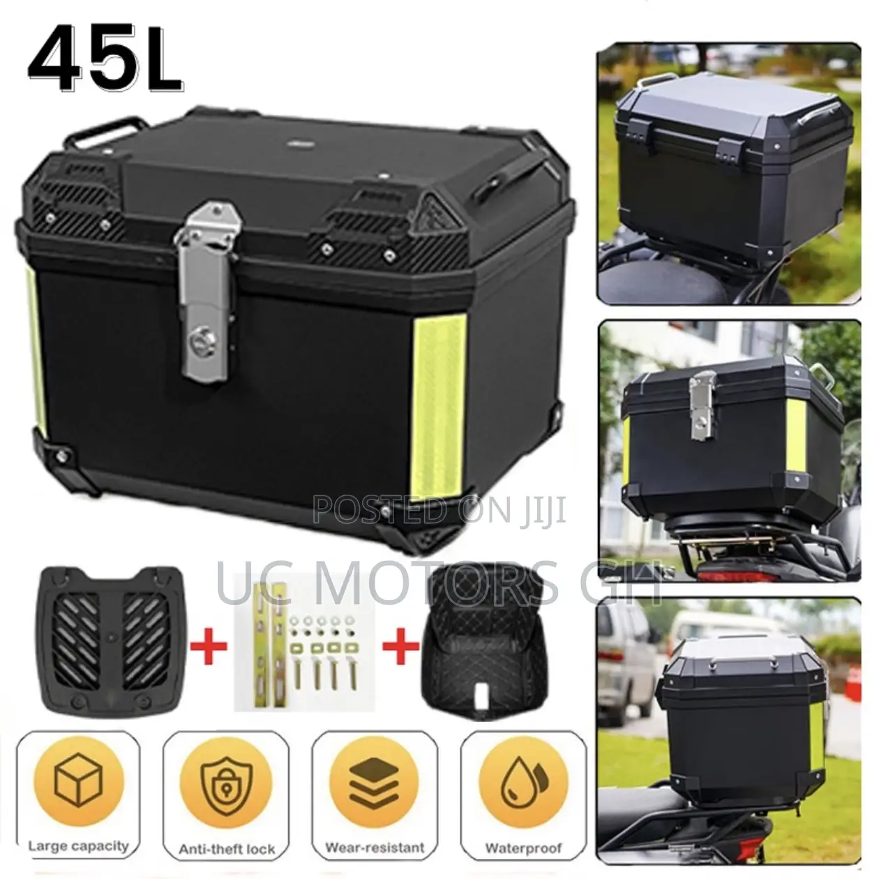 Motorcycle Tail Box 45l