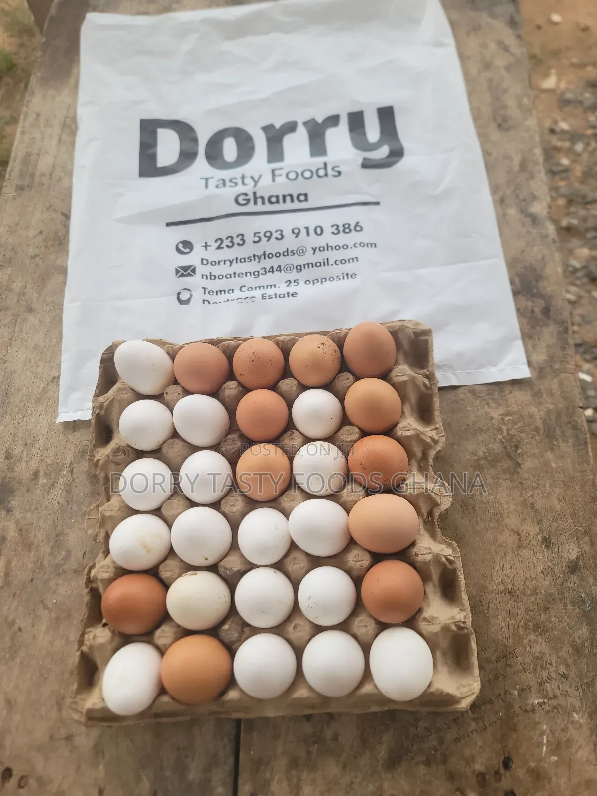 Fresh Yam With Free Crate of Eggs