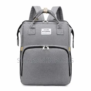 Travel Baby Bag With Foldable Crib Changing Station
