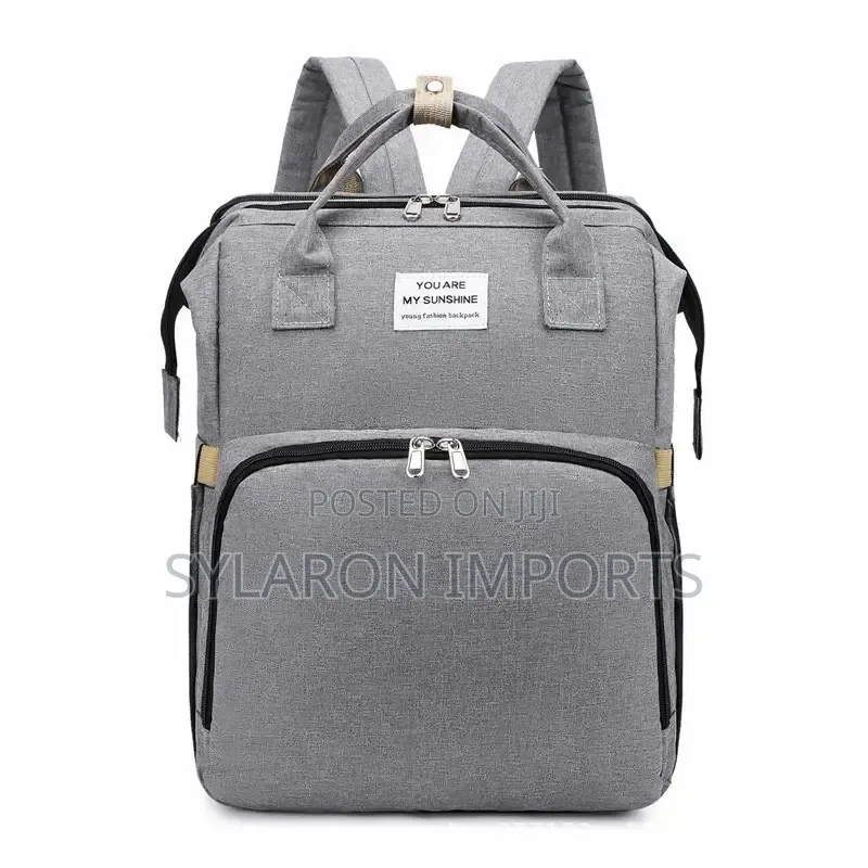 Travel Baby Bag With Foldable Crib Changing Station