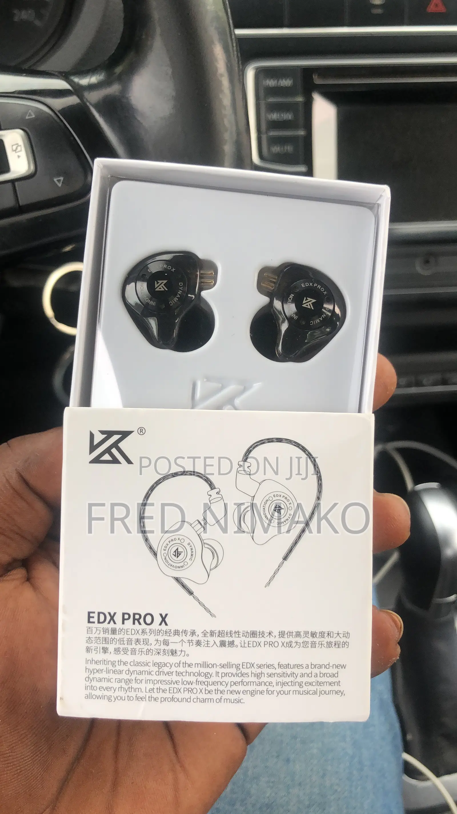 Kz Edx Pro X + P2 in-Ear Monitor Amplifier With Carry Case Pre-Order