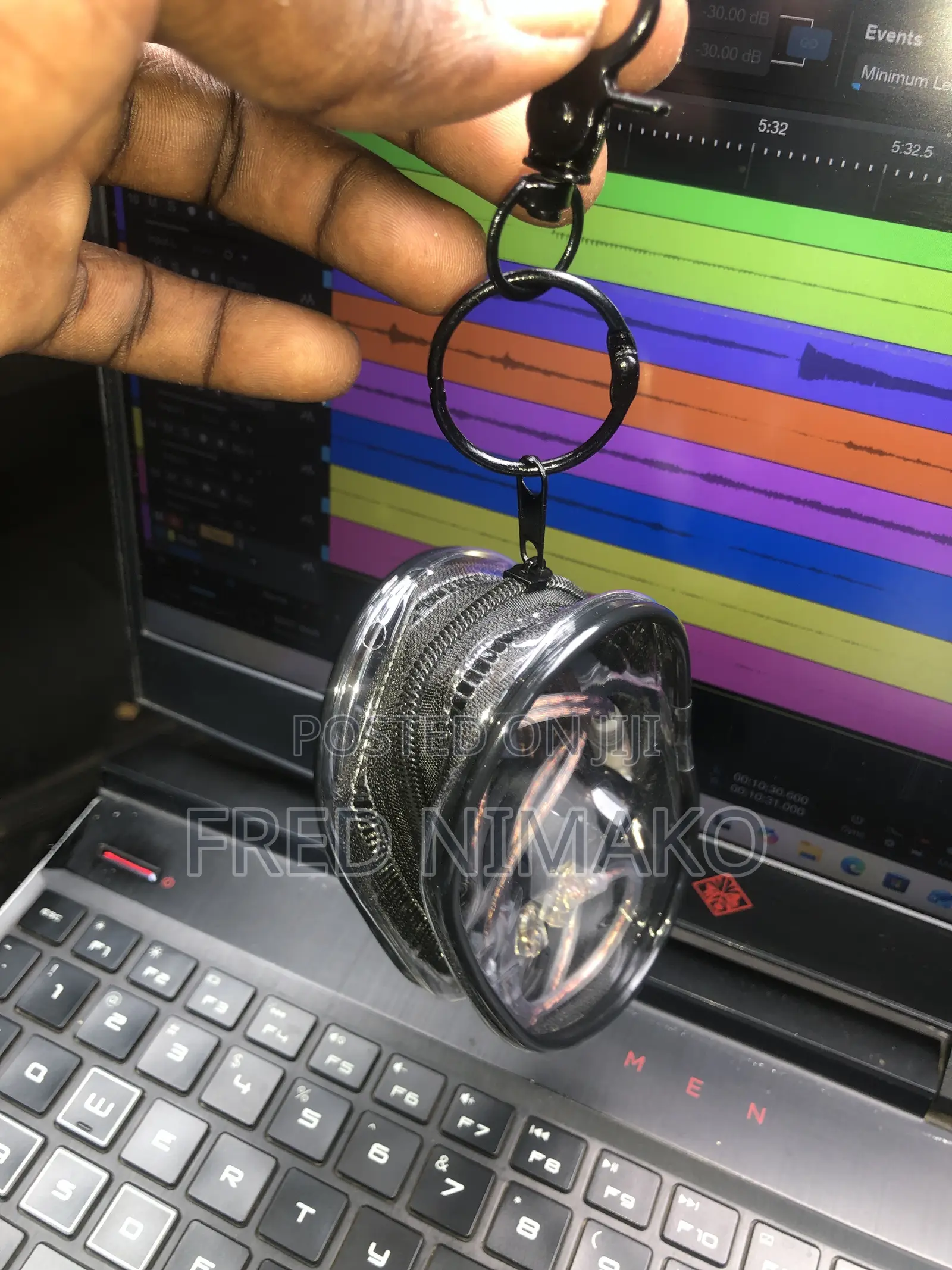 Transparent Pocket Case for in-Ear Monitors – Compact Storage Pouch