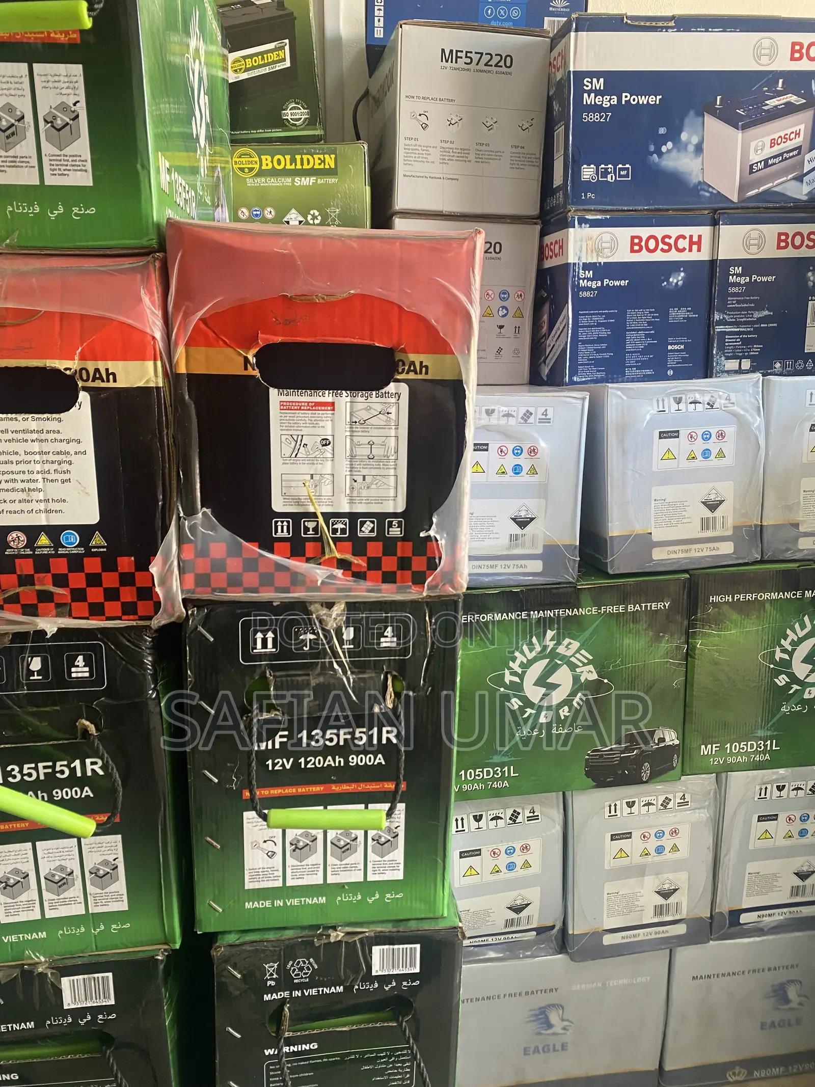 Brand New Batteries Any Sizes Available