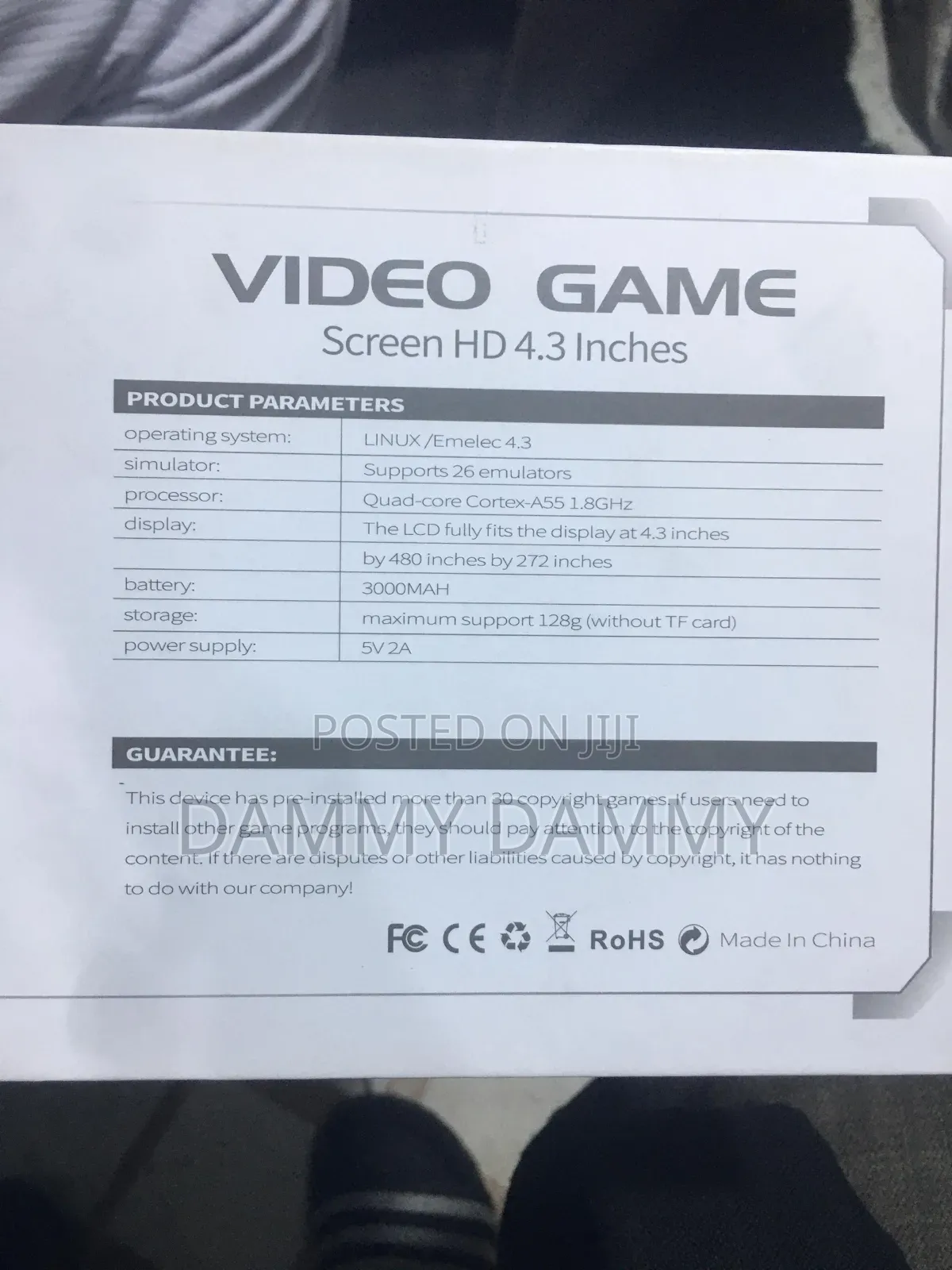 All in One Handheld Gaming Console