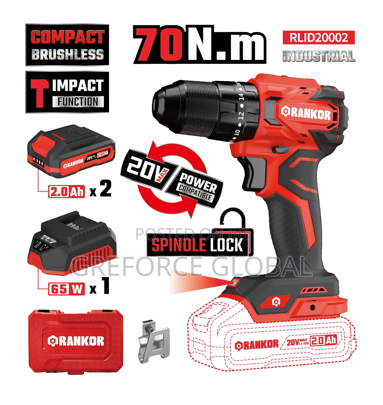 Lithium-Ion Impact Drill