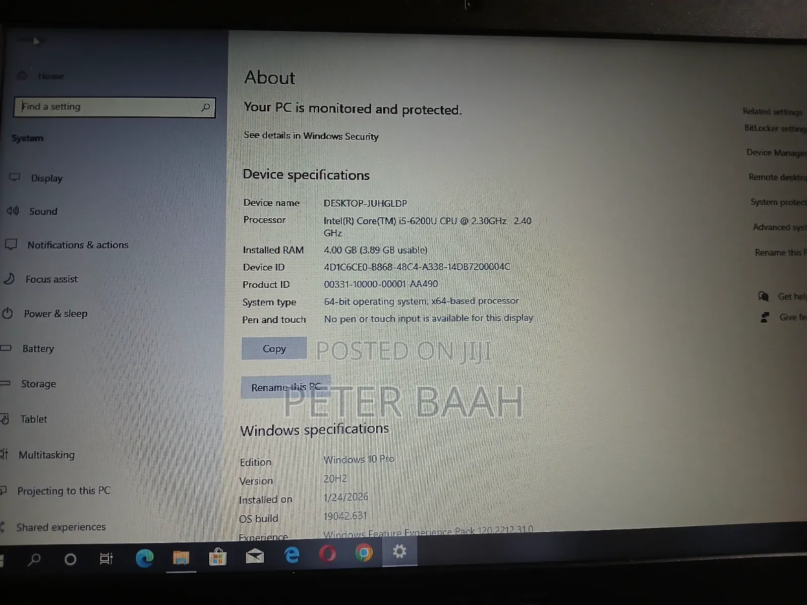 Laptop Asus P2430UA 4GB Intel Core i5 HDD 500GB
