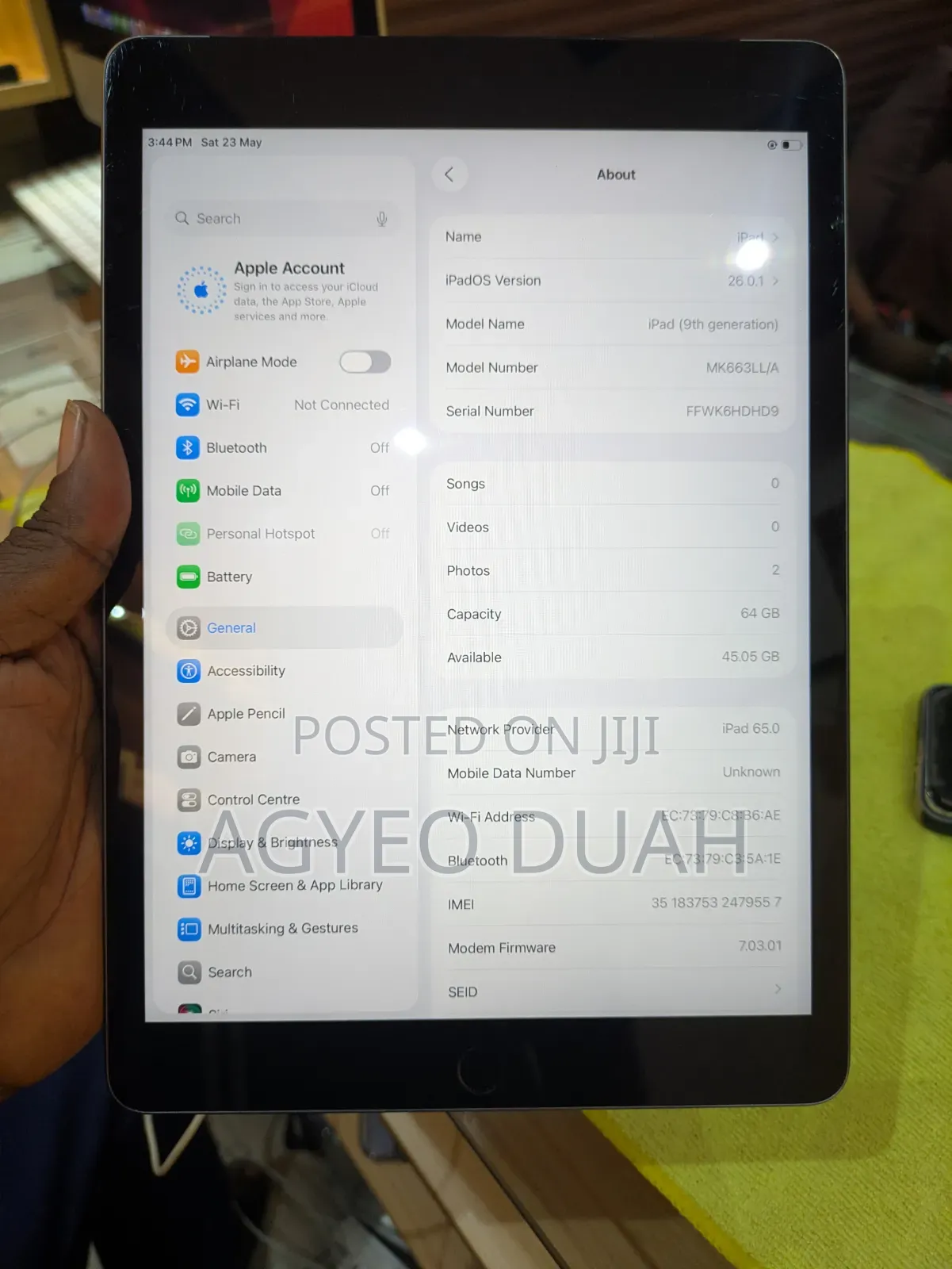 Apple iPad 10.2 (2021) 64 GB Silver