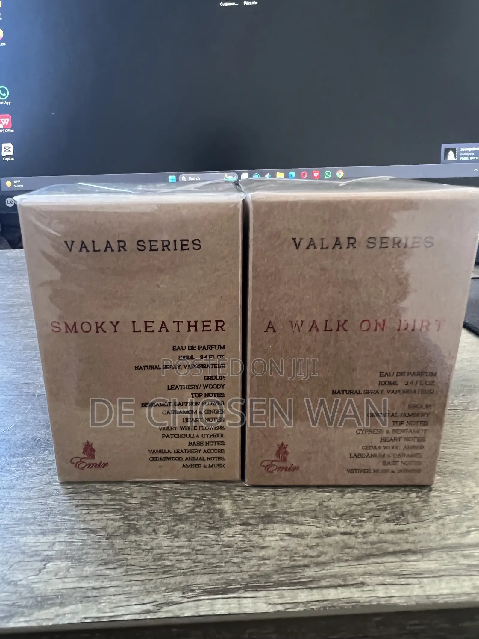A Walk on Dirt Cologne by Valar Series