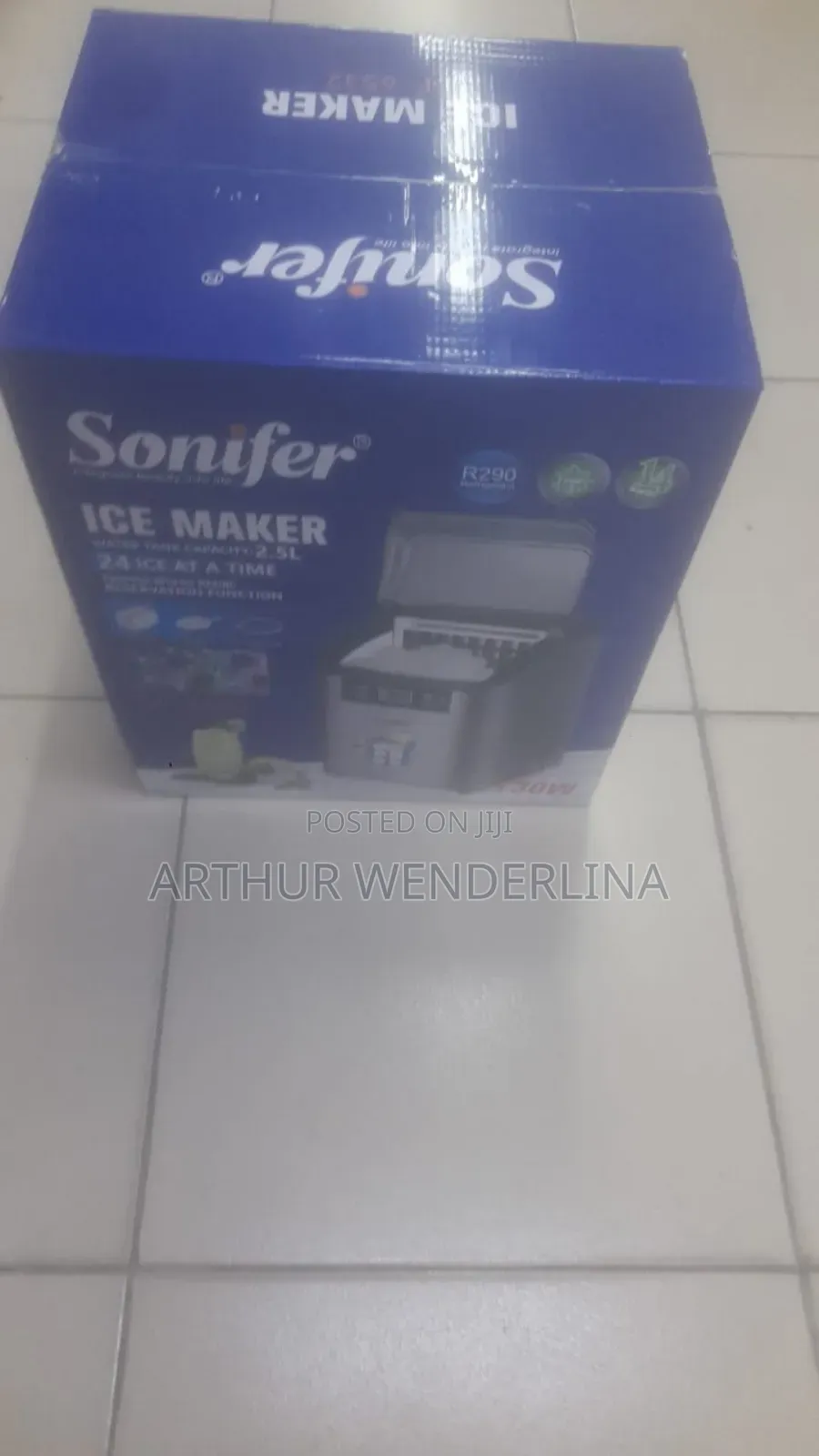 Sonifer Portable Square Ice Maker Machine 2.5liters