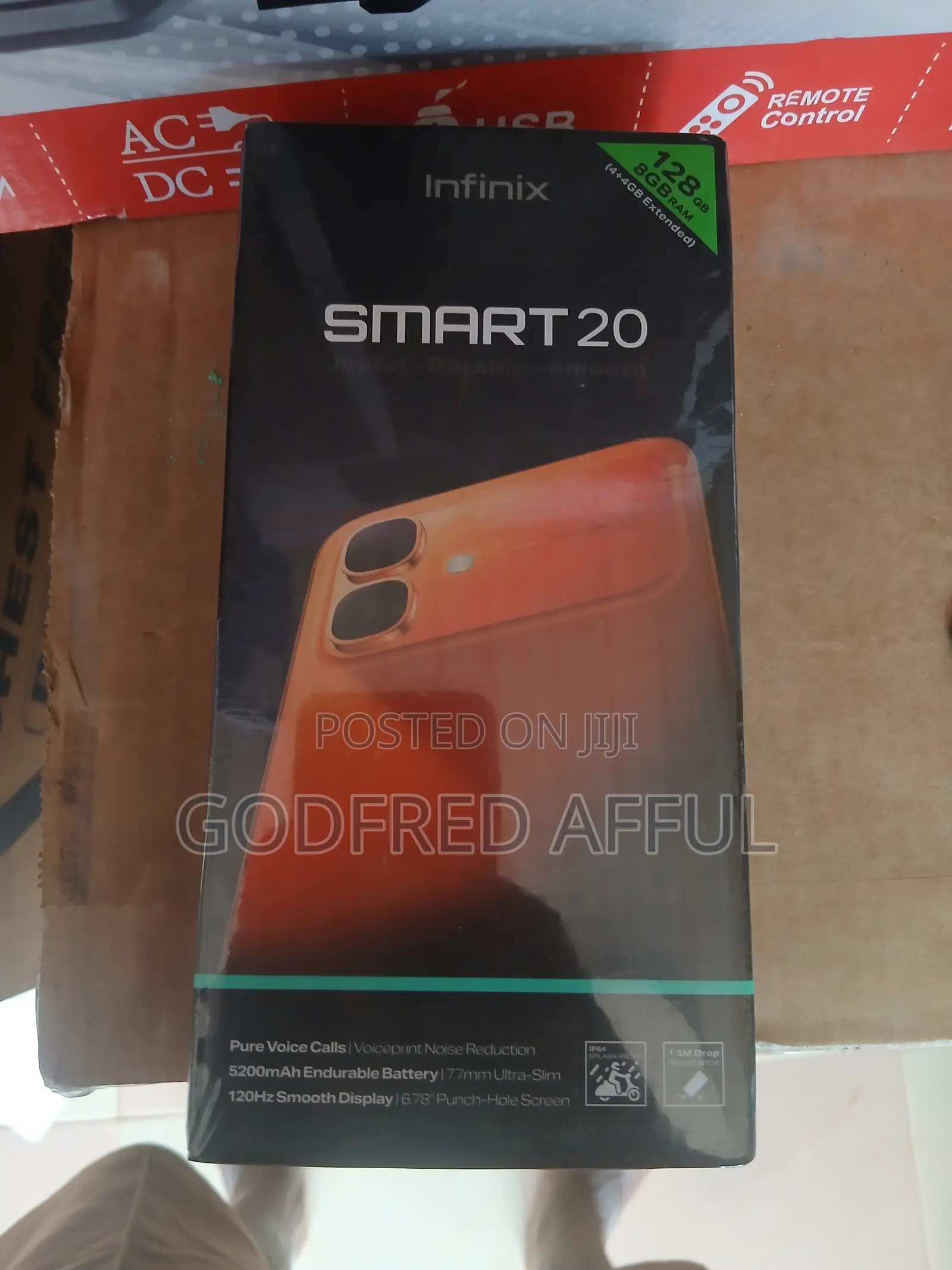New Infinix Smart 20 128 GB Black