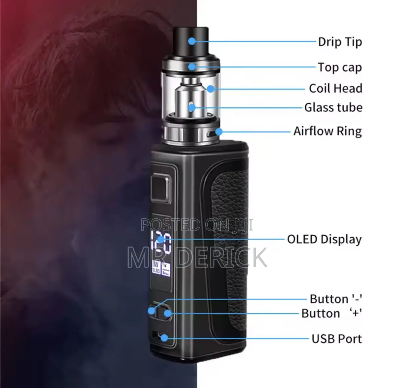 Wolfcoolvape 120w Vape Electronic Cigarette Vaporizer