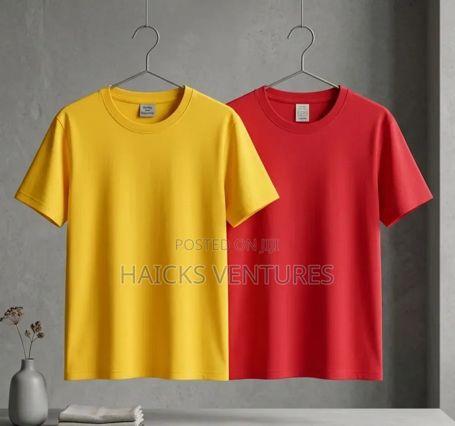 Plain Round Neck T. Shirt