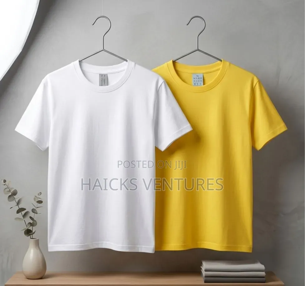 Plain T.Shirt Round Neck Tops