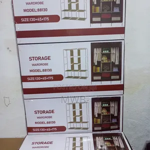 8 Section Fabric Wardrobe
