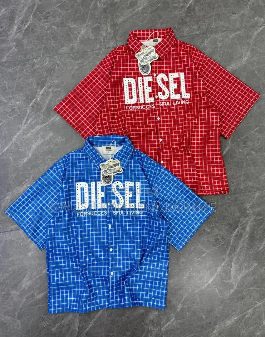 Diesel Red and Blue T Shirts,Keper Shorts Available for Sale