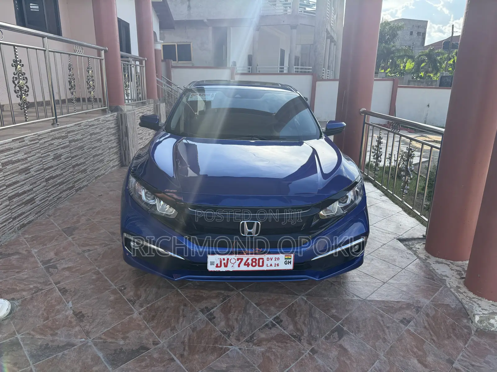 Honda Civic EX Sedan 2018 Blue