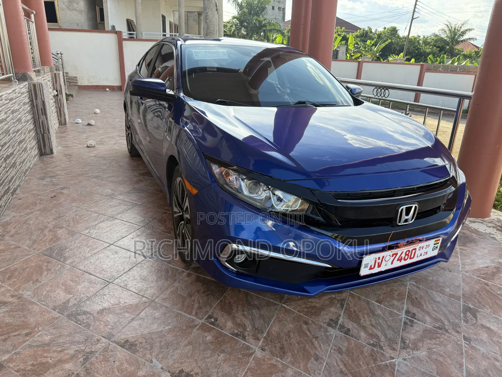 Honda Civic EX Sedan 2018 Blue