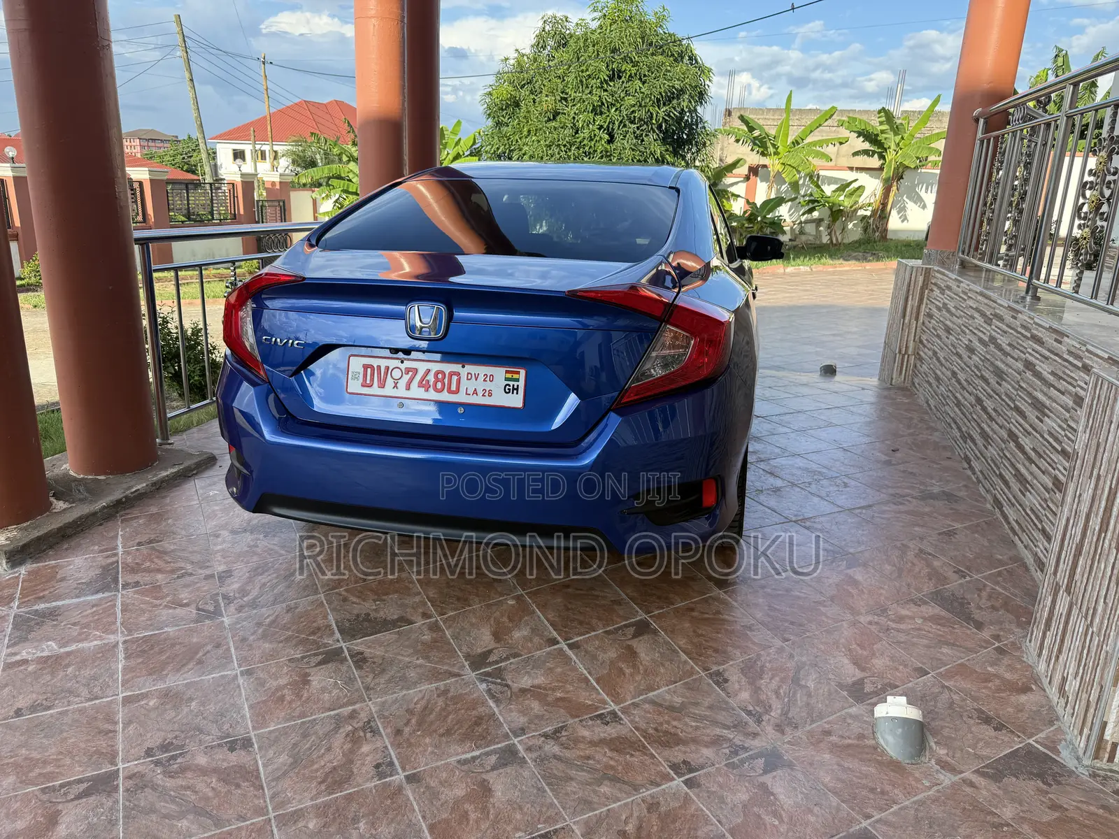 Honda Civic EX Sedan 2018 Blue
