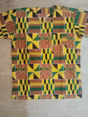 Short Sleeve African Shirt For Ages7 To 10 Years