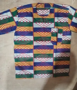 Short Sleeve African Shirt For Ages7 To 10 Years