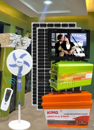 Lg Tv + Fan + Complete Solar Lithium Solar Generator Promo!