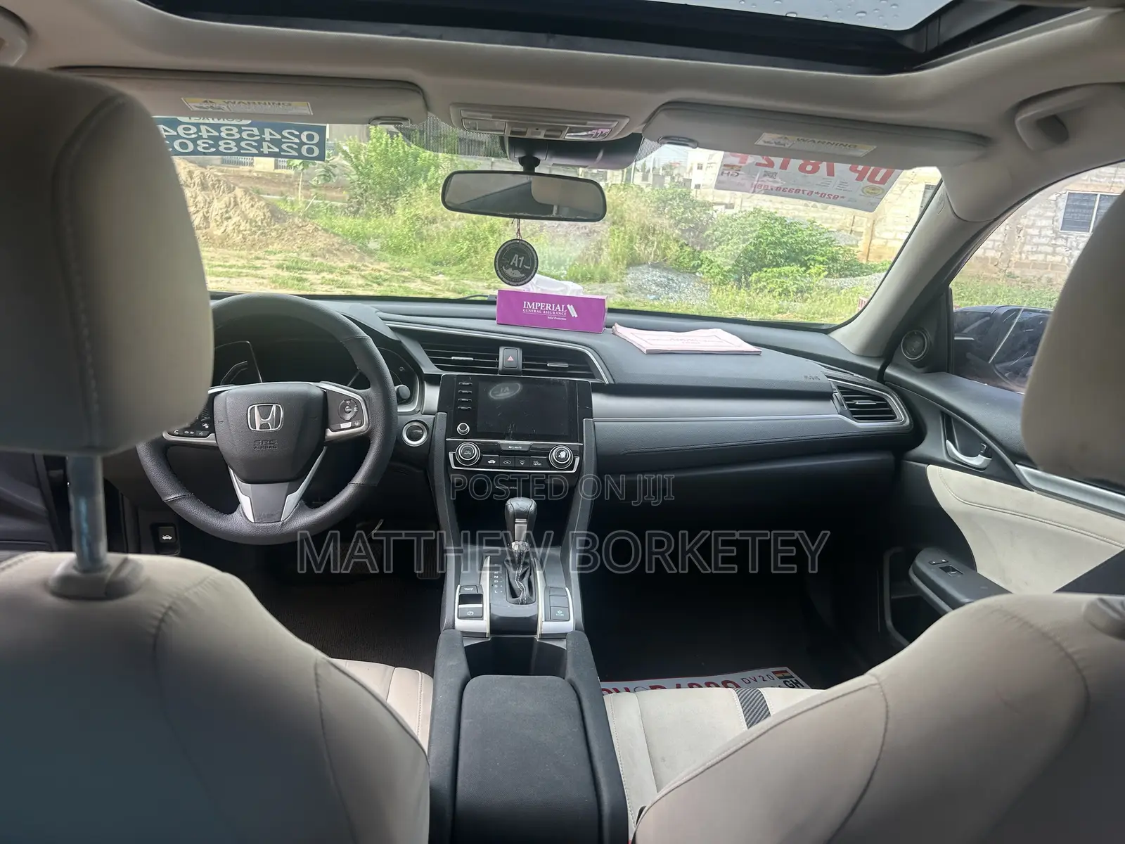 Honda Civic EX 4dr Sedan (2.0L 4cyl) 2017 Burgundy