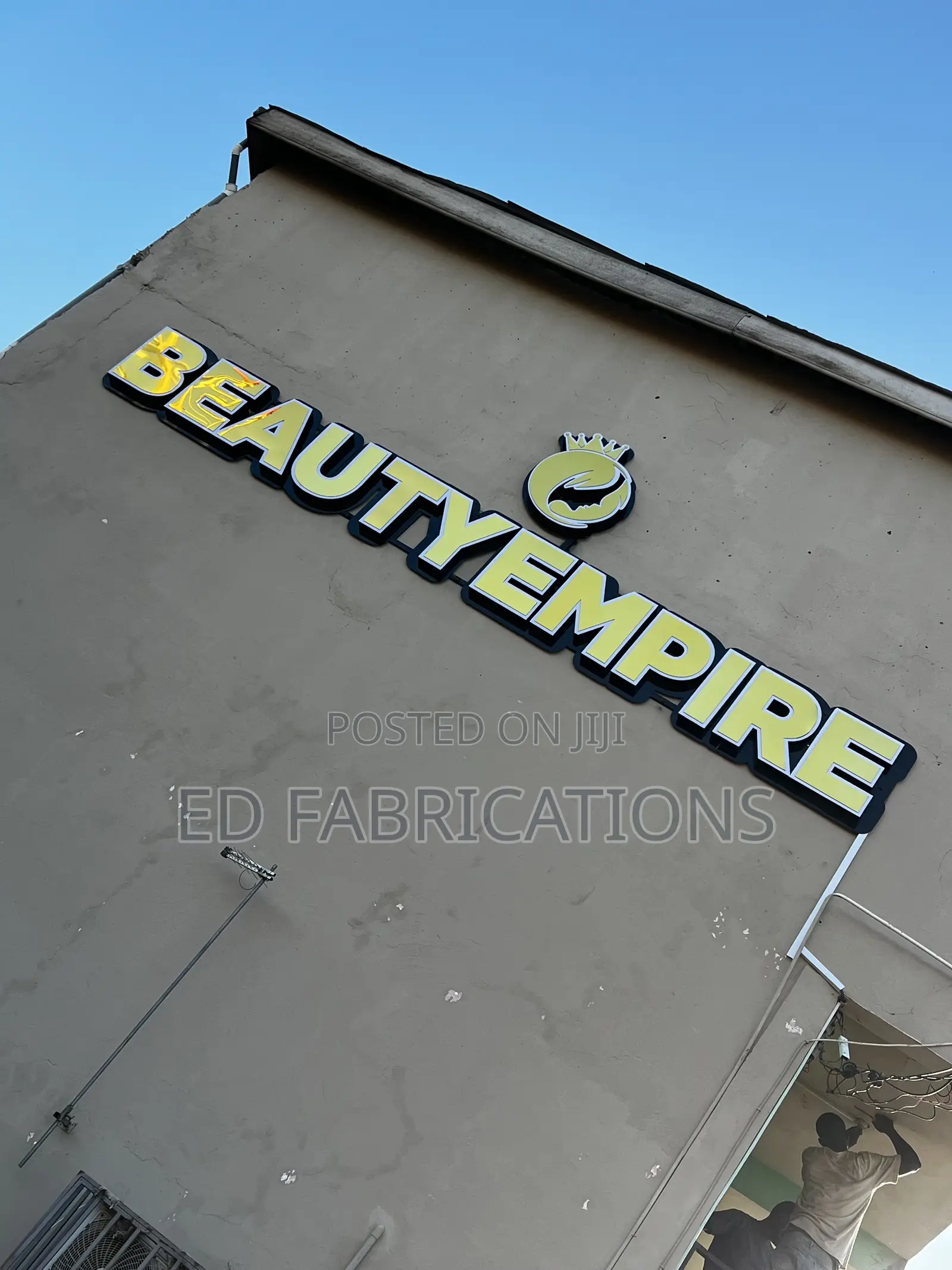 Beauty Empire Wall Signage