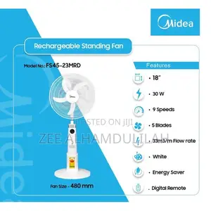 Midea Rechargeable Fan